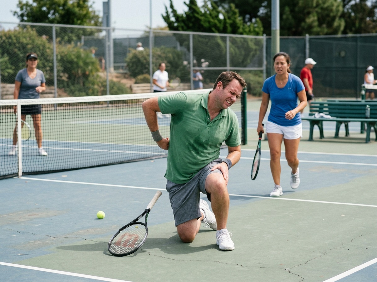Back Pain from Tennis